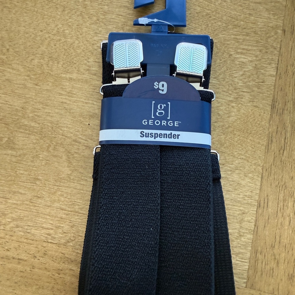 George Black Suspenders for Men